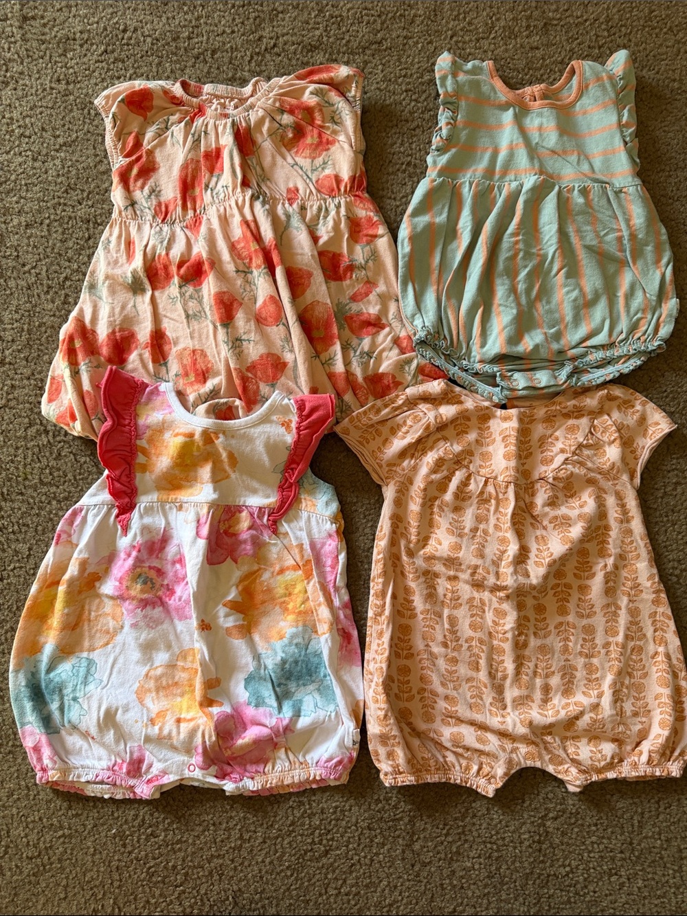 Burt’s bees romper bundle